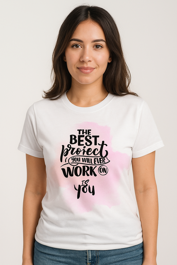 Women’s White Graphic Tee